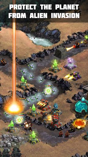 Ancient Planet Tower Defense - Gameplay image of android game