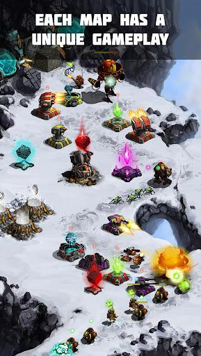 Ancient Planet Tower Defense - Gameplay image of android game