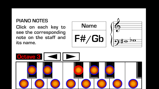 Piano Sheet Reading - Image screenshot of android app