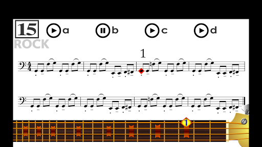 Learn how to play Bass Guitar - Image screenshot of android app