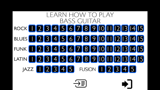 Learn how to play Bass Guitar - Image screenshot of android app