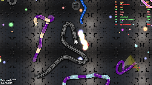 Slink Slither Worms - Gameplay image of android game