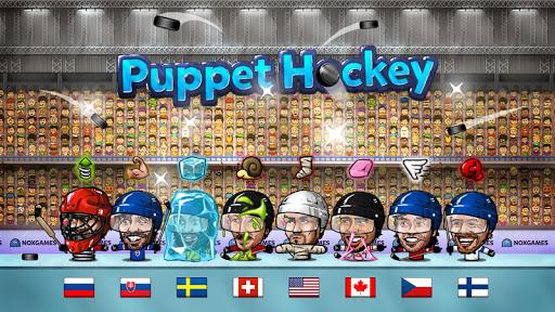 🏒Puppet Ice Hockey: Pond Head 🏆 – هاکی با کله گنده‌ها! - عکس بازی موبایلی اندروید