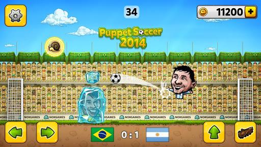 Puppet Soccer 2014 - Gameplay image of android game