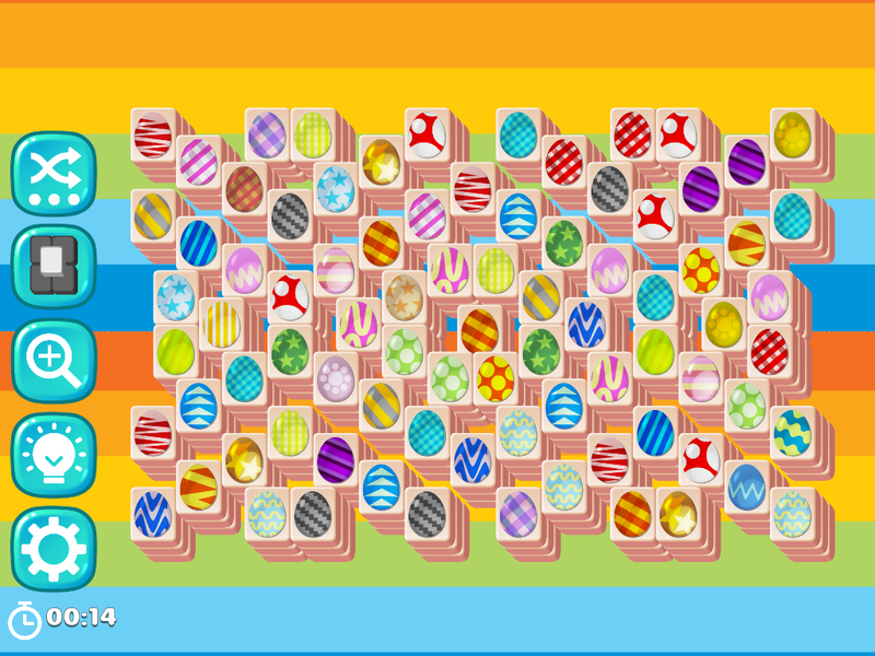 Easter Eggs Mahjong Tiles - عکس بازی موبایلی اندروید