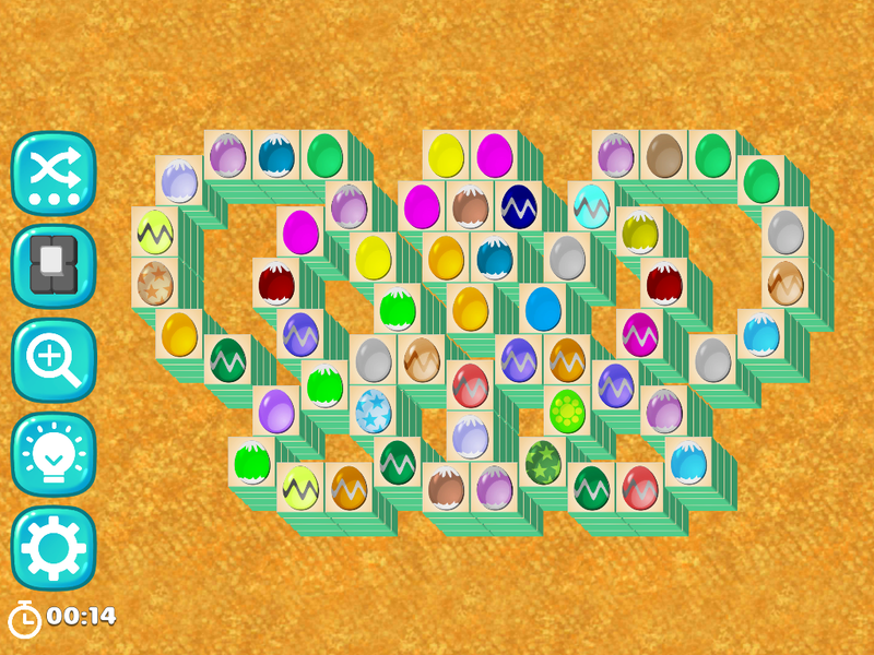 Easter Eggs Mahjong Tiles - عکس بازی موبایلی اندروید