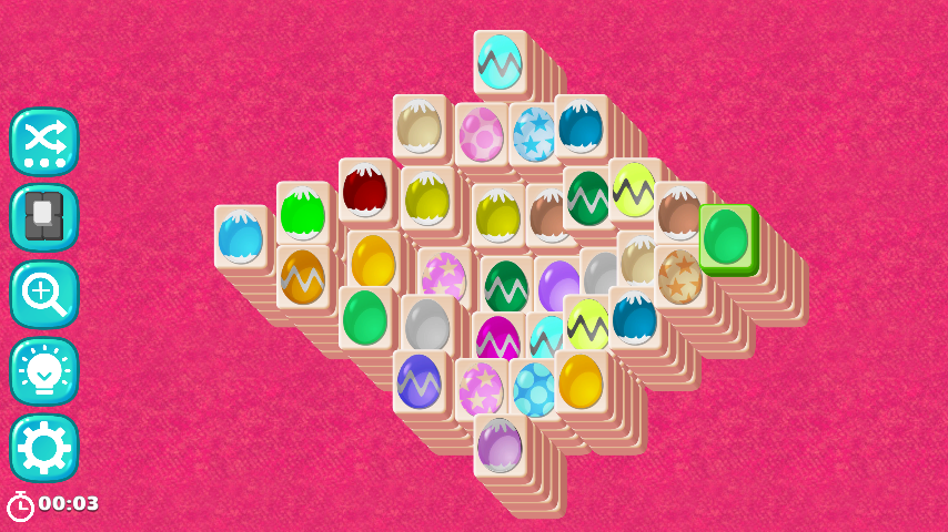 Easter Eggs Mahjong Towers - Gameplay image of android game