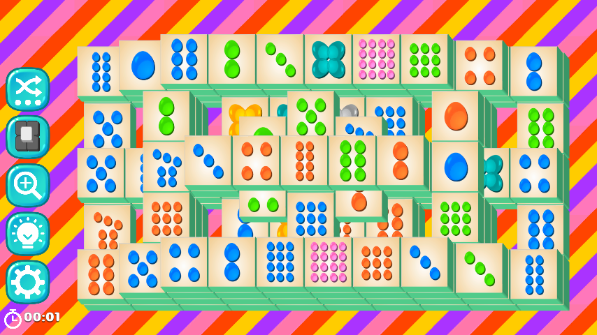 Easter Eggs Mahjong Tiles - عکس بازی موبایلی اندروید