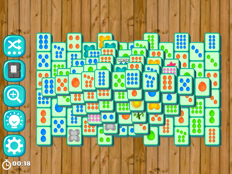 Easter Eggs Mahjong Tiles - عکس بازی موبایلی اندروید
