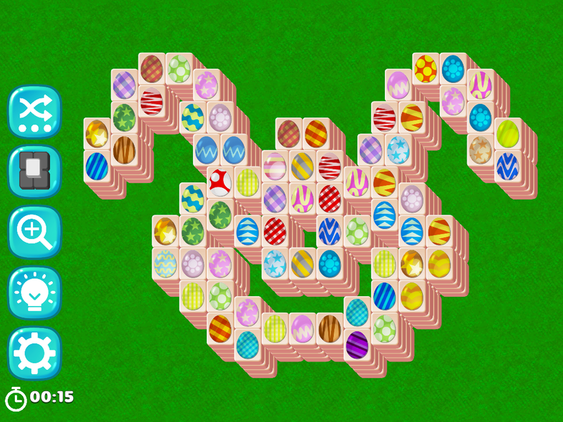 Easter Eggs Mahjong Tiles - عکس بازی موبایلی اندروید
