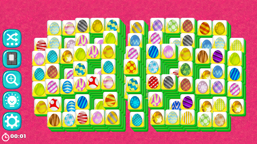 Easter Eggs Mahjong Tiles - عکس بازی موبایلی اندروید