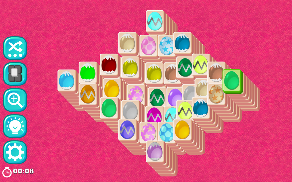 Easter Eggs Mahjong Tiles - عکس بازی موبایلی اندروید