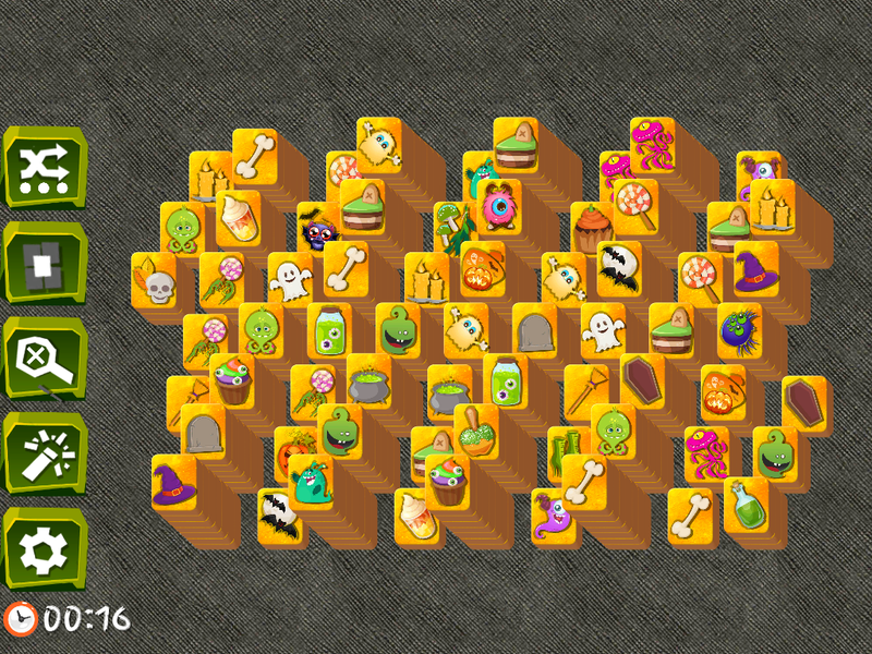Mahjong Spooky: Halloween - عکس بازی موبایلی اندروید