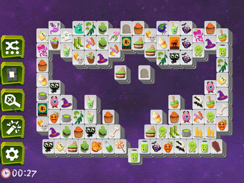 Mahjong Spooky: Halloween - عکس بازی موبایلی اندروید