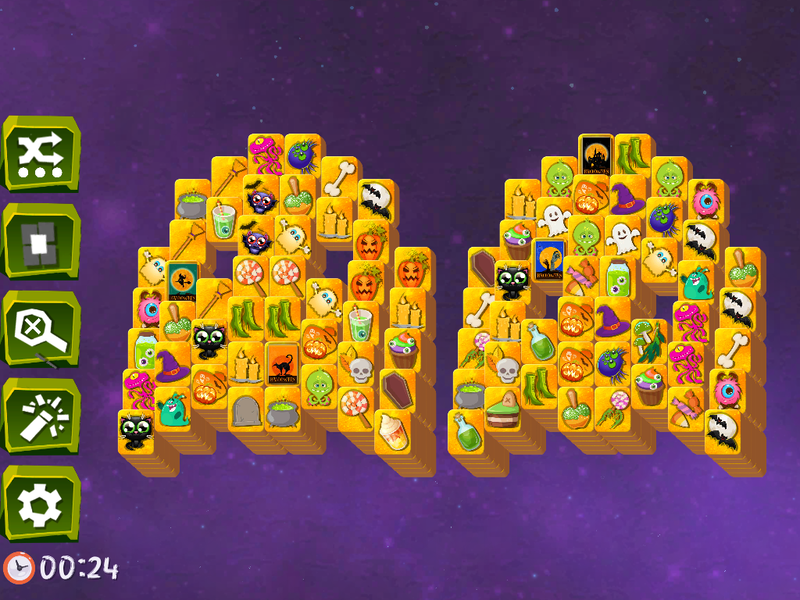 Mahjong Spooky: Halloween - عکس بازی موبایلی اندروید