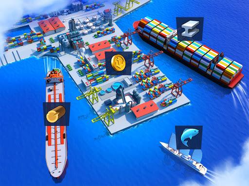 Sea Port: Cargo Boat Tycoon - عکس بازی موبایلی اندروید