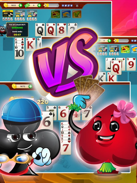 Solitaire Showdown ۲ - عکس بازی موبایلی اندروید