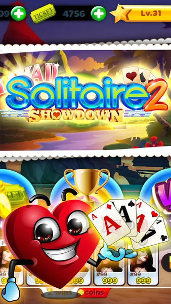 Solitaire Showdown ۲ - عکس بازی موبایلی اندروید