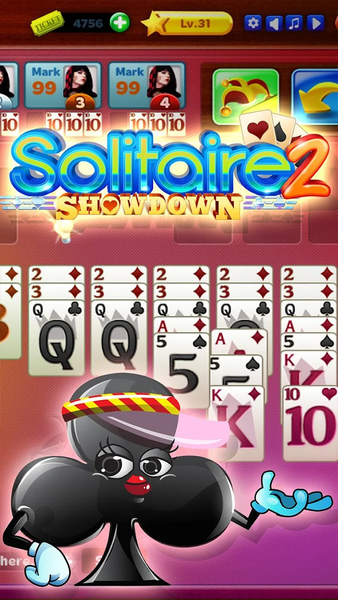 Solitaire Showdown ۲ - عکس بازی موبایلی اندروید