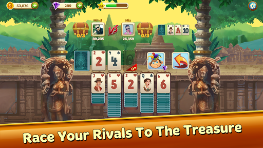 Solitaire Treasure Hunt - عکس بازی موبایلی اندروید