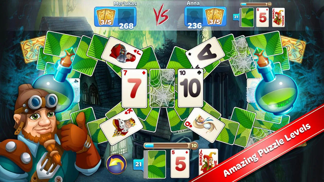Solitaire Tales Live - عکس بازی موبایلی اندروید