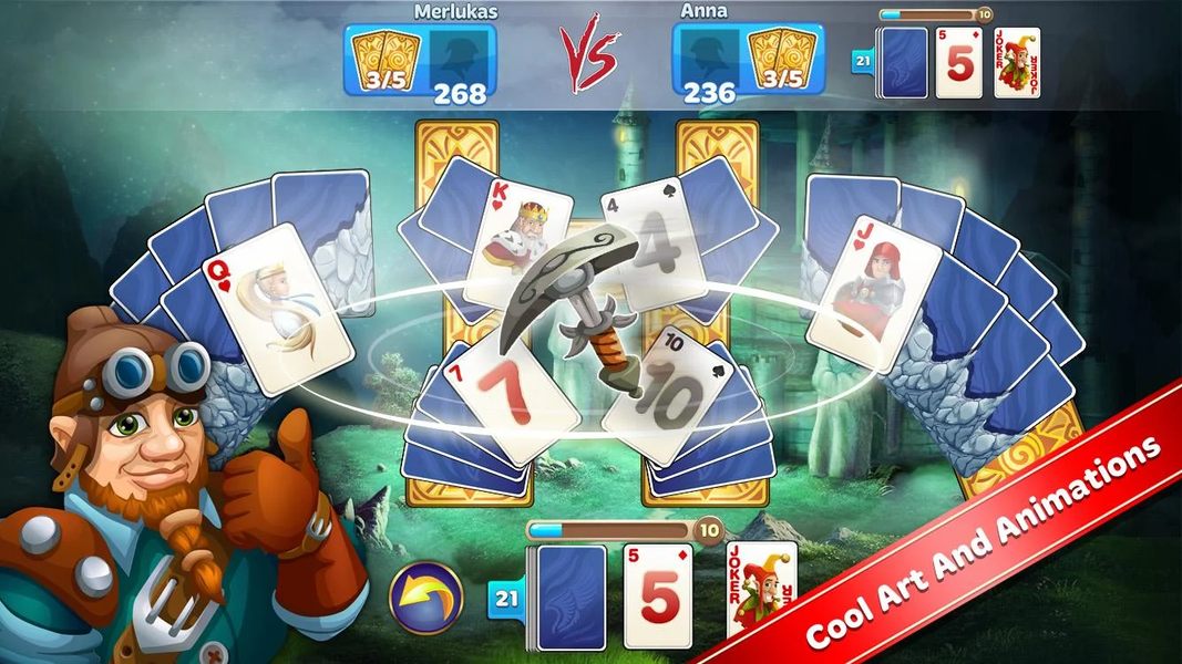 Solitaire Tales Live - عکس بازی موبایلی اندروید