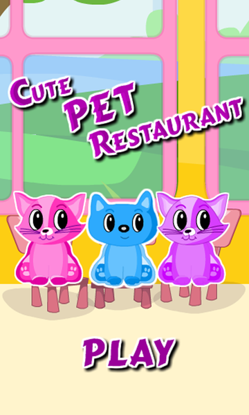 Pet Food Serving Restaurant - Gameplay image of android game