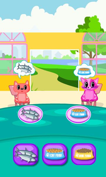 Pet Food Serving Restaurant - Gameplay image of android game