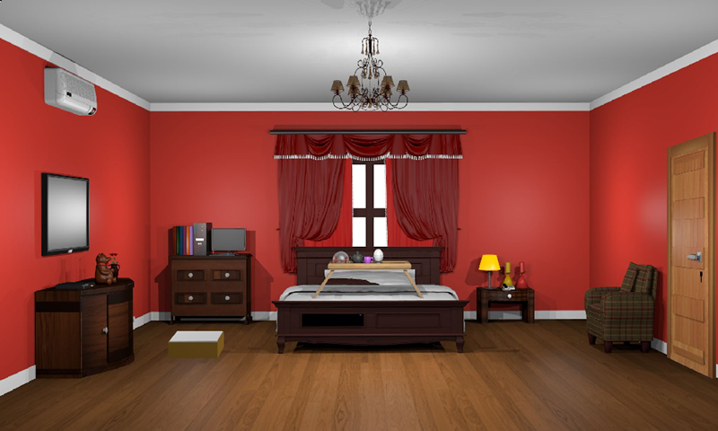 Escape Games-Puzzle Bedroom 3 - Gameplay image of android game