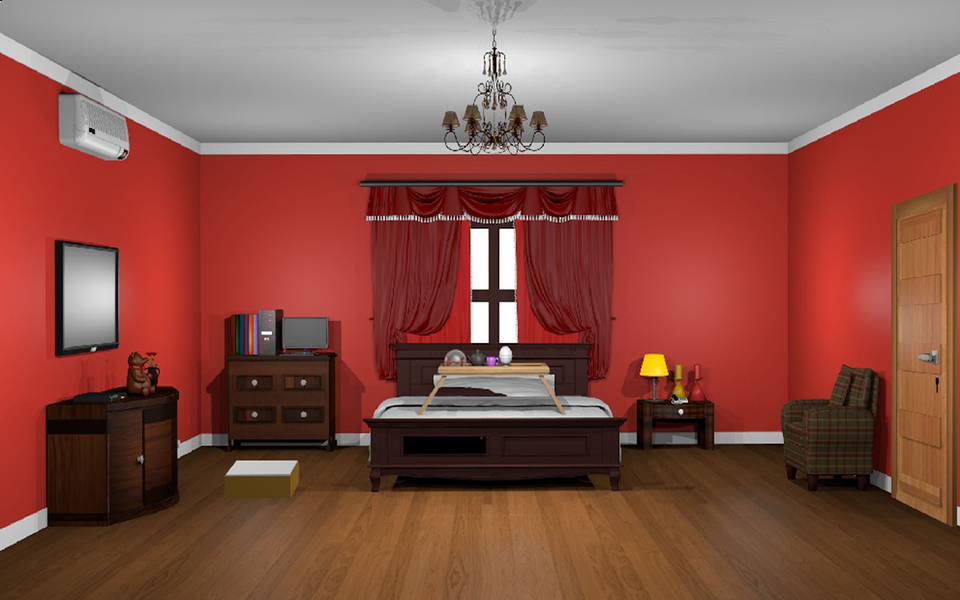 Escape Games-Puzzle Bedroom 3 - Gameplay image of android game