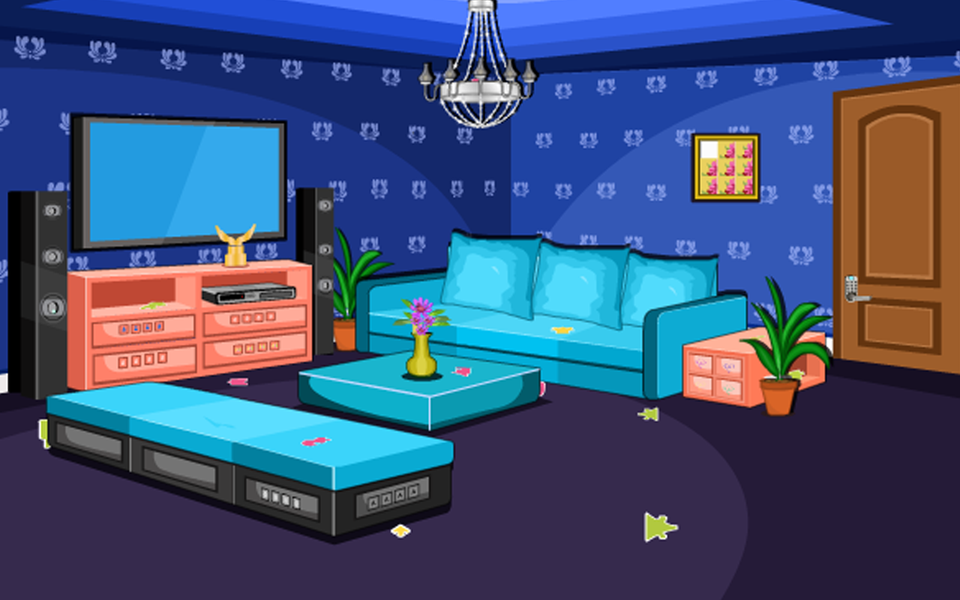 3D Escape Games-Puzzle Rooms 4 - Gameplay image of android game
