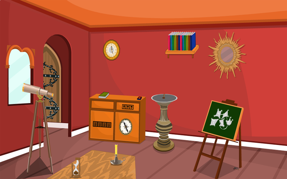3D Escape Games-Puzzle Rooms 4 - Gameplay image of android game