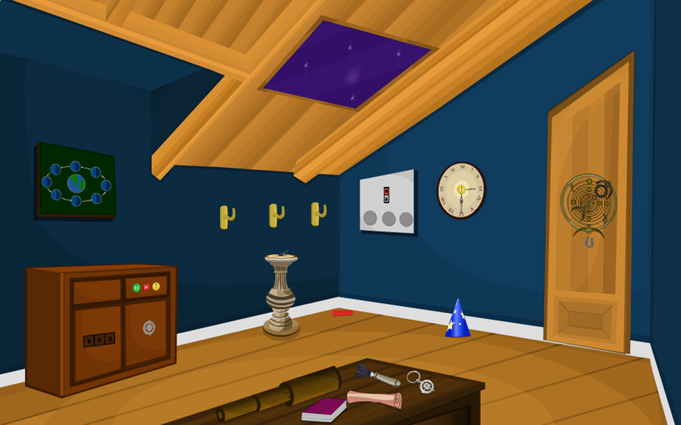 3D Escape Games-Puzzle Rooms 4 - Gameplay image of android game