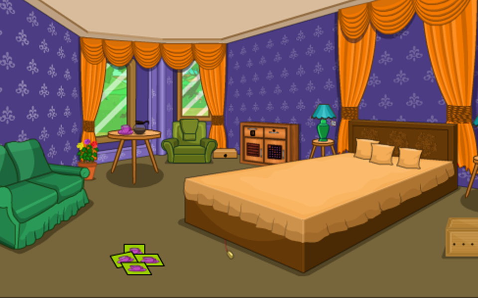3D Escape Games-Puzzle Rooms 4 - Gameplay image of android game