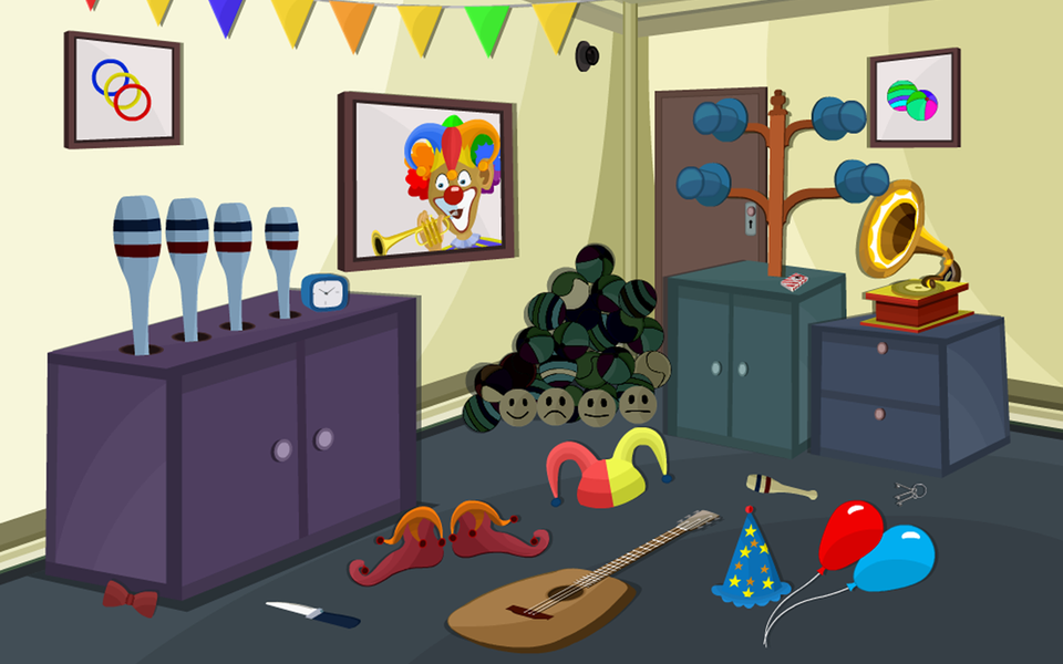 Escape Games-Puzzle Clown Room - عکس بازی موبایلی اندروید