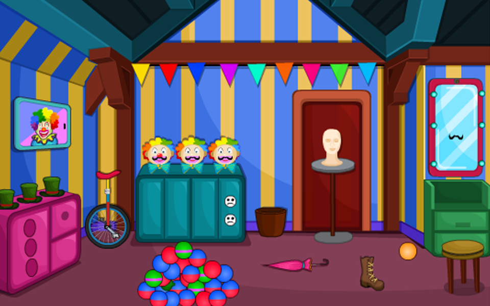 Escape Games-Puzzle Clown Room - عکس بازی موبایلی اندروید