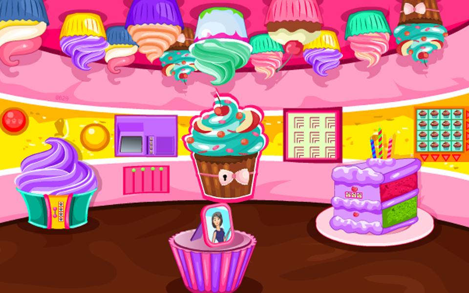 Escape Games-Cupcake Rooms - عکس بازی موبایلی اندروید
