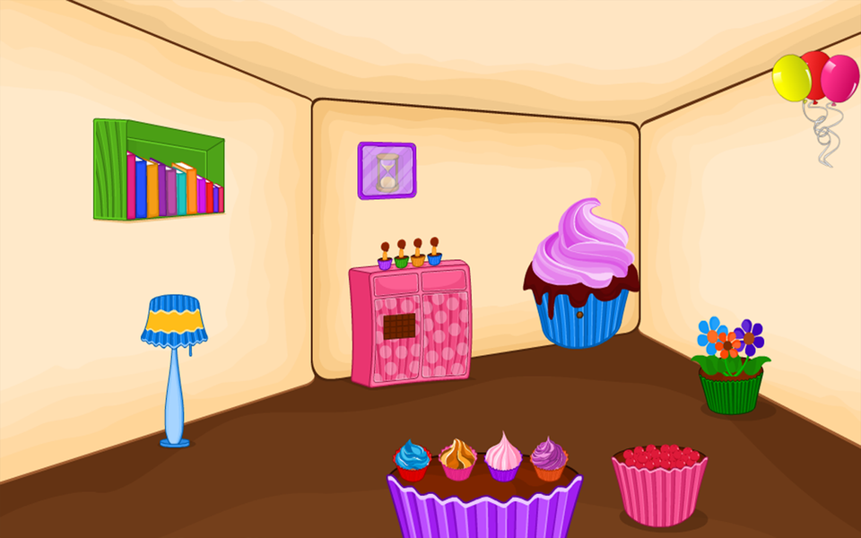 Escape Games-Cupcake Rooms - عکس بازی موبایلی اندروید