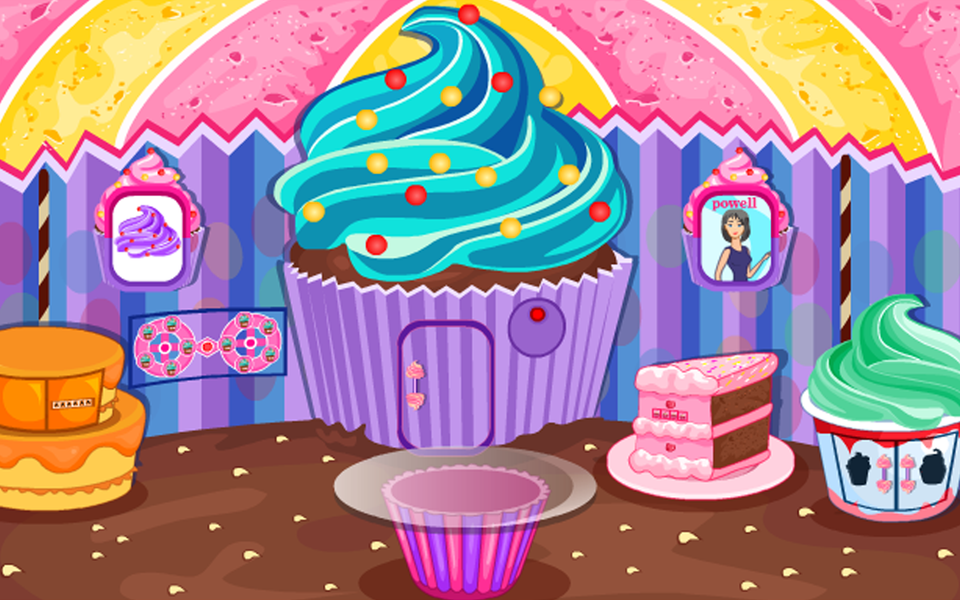 Escape Games-Cupcake Rooms - عکس بازی موبایلی اندروید