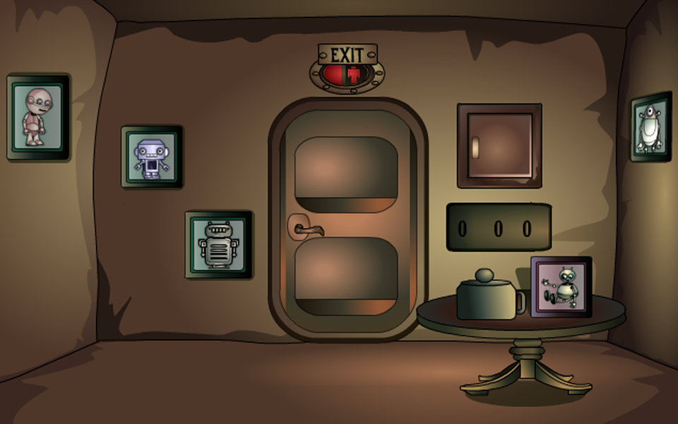 Escape Games-Cyborg Room - Gameplay image of android game