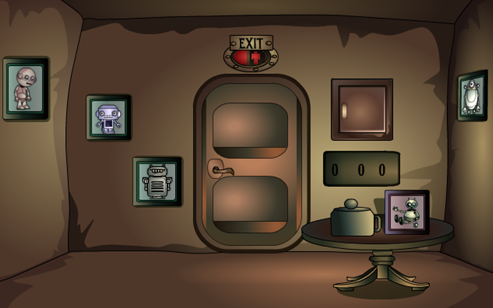 Escape Games-Cyborg Room - Gameplay image of android game