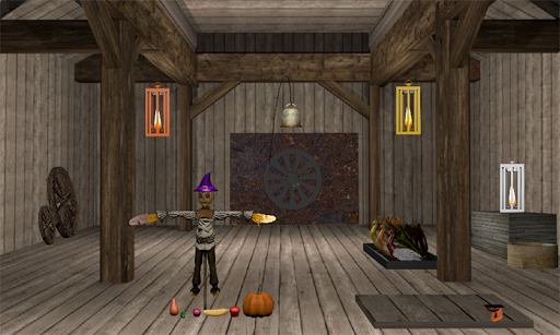 3D Escape Games-Thanksgiving Room - Gameplay image of android game