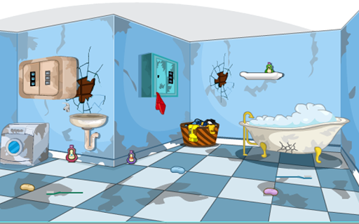۳D Escape Messy Bathroom - عکس بازی موبایلی اندروید