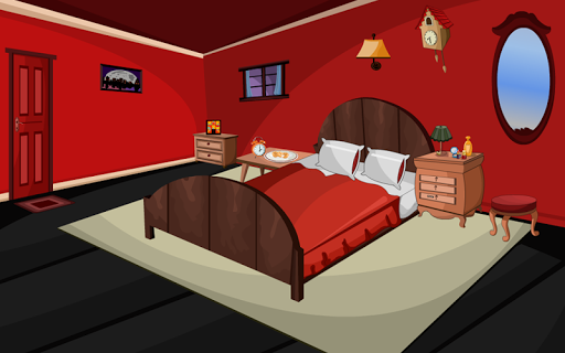 3D Escape Games-Puzzle Bedroom 5 - Gameplay image of android game