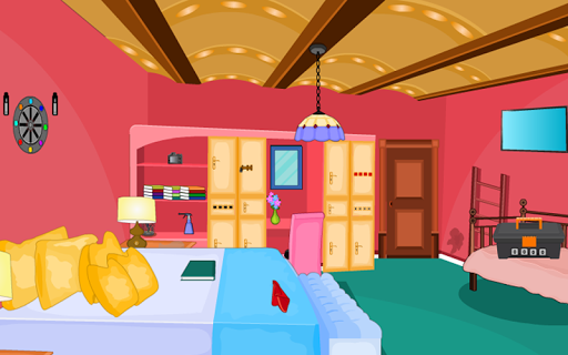 3D Escape Games-Puzzle Bedroom 5 - Gameplay image of android game