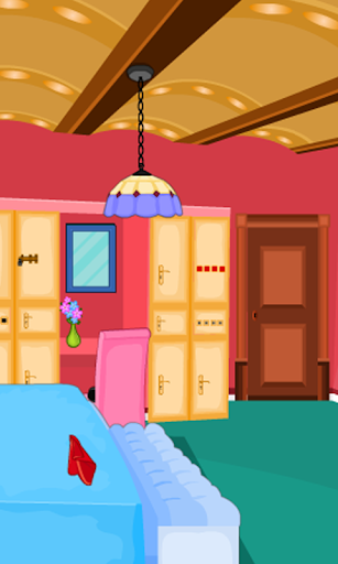 3D Escape Games-Puzzle Bedroom 5 - Gameplay image of android game