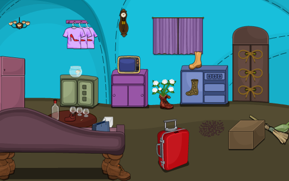 Escape Puzzle Boot House V1 - Gameplay image of android game