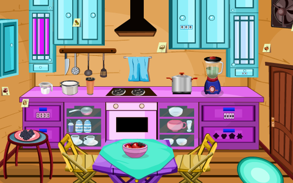Escape Puzzle Dining Room V1 - Gameplay image of android game