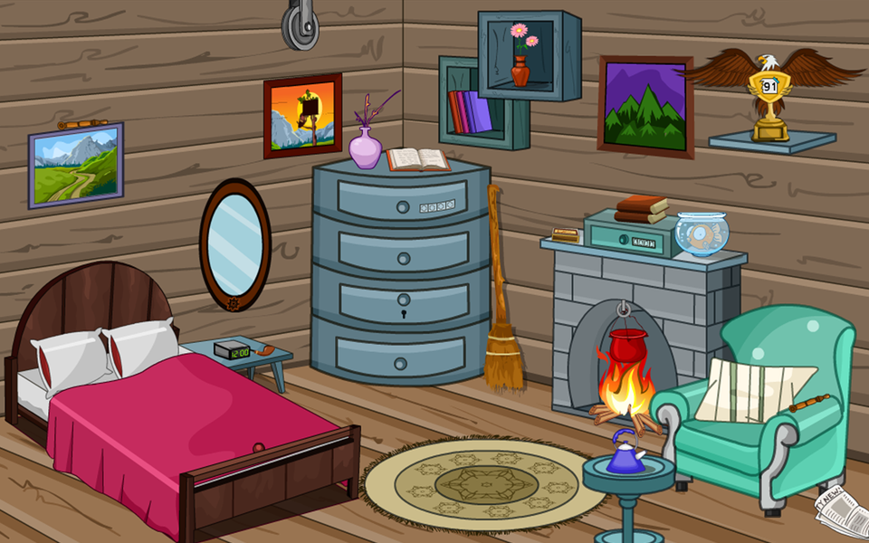 Escape Puzzle Dining Room V1 - Gameplay image of android game
