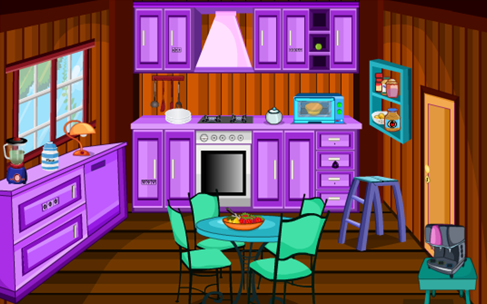 Escape Puzzle Dining Room V1 - Gameplay image of android game